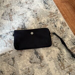 lululemon athletica Black Wristlet Clutch